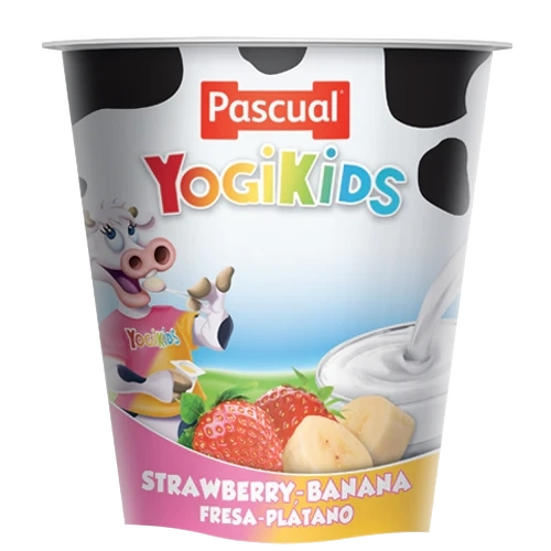 Pascual Yogikids Strawberry & Banana Yogurt